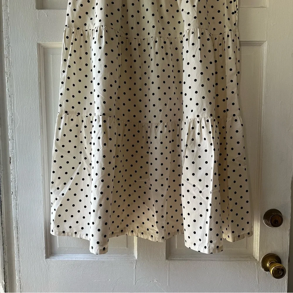 a new day Creme Polka Dot Elastic Skirt - Picture 3 of 4